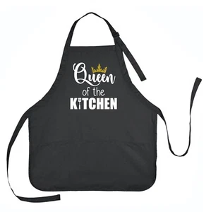 Queen of the Kitchen Apron, Queen of the Kitchen Gift, Mother's Day Apron - Picture 1 of 4