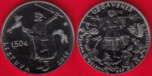 Lithuania 1.5 euro 2019 "Traditional Celebrations - Mardi Gras, Uzgavenes" UNC - Picture 1 of 1