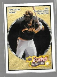 2008 Upper Deck Heroes Tony Gwynn #147 Padres