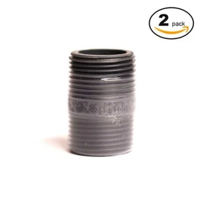 Primex 85210 3/4 Inch x CLOSE SCHEDULE 80 PVC NIPPLE - 2/Pack - Bild 1 von 3