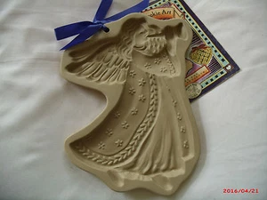 BROWN BAG COOKIE ART 1995 "GABRIEL" ANGEL MOLD NEW WITH RECIPE BOOK - Picture 1 of 3