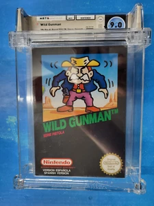 Wild Gunman (Nintendo NES 1988) Spanish Version Factory new Graded 9.0 NS WATA - Picture 1 of 8