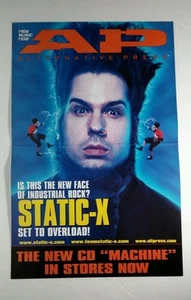 PÓSTER DE MÚSICA STATIC X STATIC-X AP ALTERNATIVA MÁQUINA DE PRENSA GRUPO 11x17 - Imagen 1 de 1