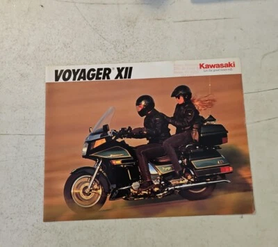 1992 川崎 Voyager XII 摩托车销售手册数据表 ZG1200-B6 规格 — 第 1/4 张图片