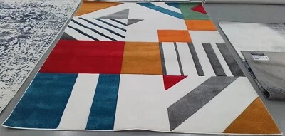 Tapete azul pavão marfim 8'-0" x 10'-0" defeito preço reduzido 1172771308 HLW709B-8 - Imagem 1 de 4