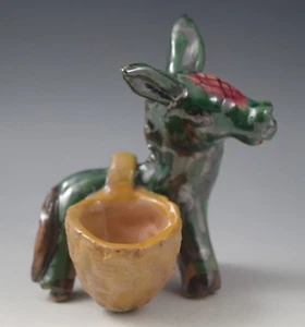1940's VIETRI ICS GAMBONE ITALY DONKEY LUSTER GLAZE -VERY UNUSUAL - Picture 1 of 8