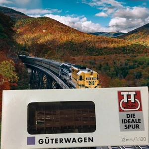 The Ideal Gauge 12mm 1:120 Scale Berliner TT-Bahnen Steam Locomotive Train - Picture 1 of 5