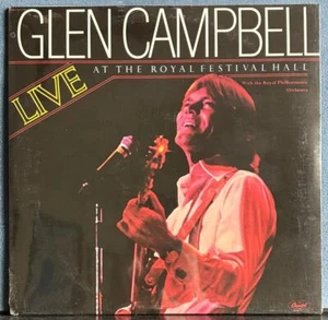 GLEN CAMPBELL~ROYAL PHILHARMONIC ORCH~LIVE AT ROYAL FESTIVAL HALL~SEALED '77 2LP - Picture 1 of 3