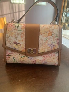 Dana Buchman Women’s Floral Print Adjustable Strap Crossbody Bag - Picture 1 of 5