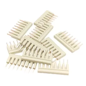 10 Stück Wago 2001-408 Steckbrücken, 8-fach, 18A, 32,3 mm x 4,1 mm x 19 mm - Bild 1 von 4