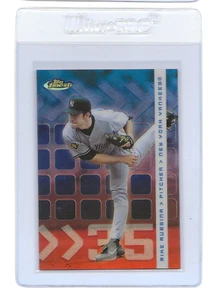 2002 Topps Finest MIKE MUSSINA #1 REFRACTOR 422/499 - Picture 1 of 1