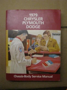 OEM 1979 Chrysler Dodge Plymouth Chassis Body Service Repair Manual 81-270-9001 - Picture 1 of 2