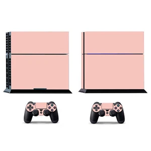 10 Pure Clean Solid Skin Sticker for Sony PS4 Game 4 & 2 controller skins - Picture 1 of 21
