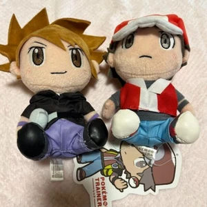 Pokemon Center Original Plush Doll Pokémon Trainers Blue Green Red - Picture 1 of 3