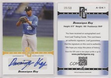 2013 Leaf Perfect Game Showcase Auto Gold /50 Domnique Key #A-DK1 Auto