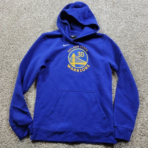 Golden State Warriors Sweatshirt Youth XL Blue Steph Curry Hoodie Cover