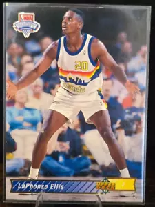 Upper Deck - 1992 - LaPhonso Ellis - #4 Denver Nuggets - Card - Picture 1 of 2