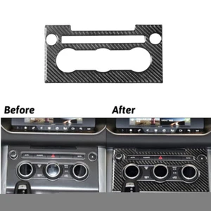 Cubierta del panel de control climático de fibra de carbono para Land Range Rover Sport 2014-17 - Imagen 1 de 13