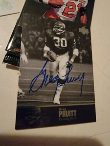 Greg Pruitt 2011 UD College Football Legends Autograph Signatures #20 OSU - Picture 1 of 2