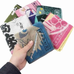 BANDAI [ Kimetsu no Yaiba / Demon Slayer Characters Mini Towel 25*25cm ] - Picture 1 of 19