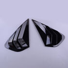2x Gloss Black Side Window Louver Shutter Cover Fit For Kia Forte 2019-2022 Hot