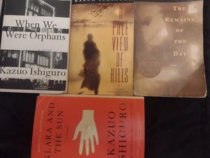 Kazuo Ishiguro 4 Book Lot: Klara & Sun, Remains Of Day, We're Orphans, Pale View - Picture 1 of 1