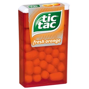 tic tac fresh Orange Orangen Dragees mit fruchtig milder Note 18g - Picture 1 of 1