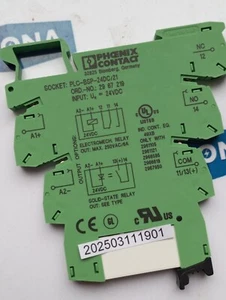 SOCKET PLC BSP 24DC 21 RELÉ Phoenix Contact 2961105 24v 6a 250v (nuevo stock antiguo) - Imagen 1 de 7
