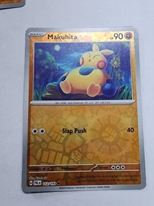 2023 Pokemon Scarlet & Violet Paldea Evolved - REVERSE HOLO - Makuhita - Picture 1 of 2