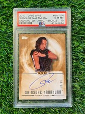 Shinsuke Nakamura Auto 2017 Topps WWE Undisputed Autograph Card PSA 10 Gem Mint