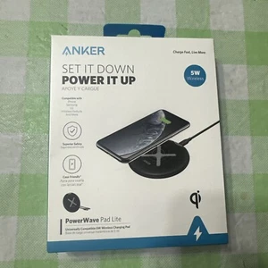 Anker PowerWave Pad Lite Charging Pad Black - Picture 1 of 3