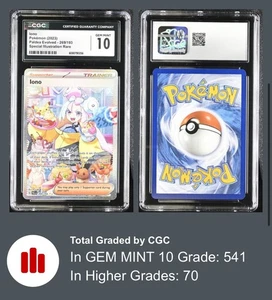 Iono 269/193 Sv02: Paldea Evolved Special Illustration Rare 2023 CGC 10 GEM MINT - Picture 1 of 3