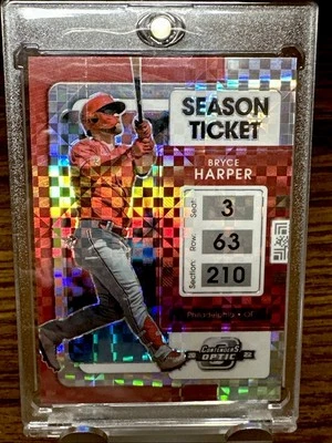 Bryce Harper RARO MOJO REFRACTOR HOLO PLATA TARJETA DE INVERSIÓN TOPPS CROMO COMO NUEVO Foto 1 de 2