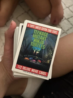 Teenage Mutant Ninja Turtles 1990 Movie Complete Trading Card Set (132 Cards/11) - Image 1 of 4