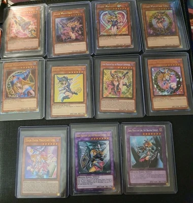 Conjunto de arte completo Dark Magician Girl cuarto de siglo arte antiguo secreto casi nuevo YuGiOh Foto 1 de 4