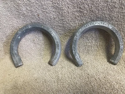 USED 1950's FORD CHRYSLER BUICK HUDSON FRONT COIL SPRING SPACERS (2) - Image 1 of 4