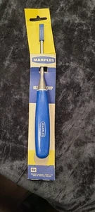 Scalpello vintage Marples Sheffield England 1/4" 6,4mm blu truciolato legno con confezione - Foto 1 di 5