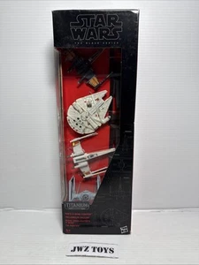 HASBRO STAR WARS FORCE AWAKENS BLACK SERIES TITANIUM 4 VEHICLE DIE CAST SET -290 - Picture 1 of 8