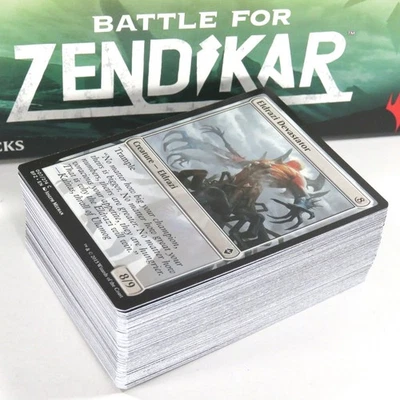 BATTLE FOR ZENDIKAR ~ Complete 101 Card COMMON SET MtG Dispel Mortuary Mire - Image 1 of 3