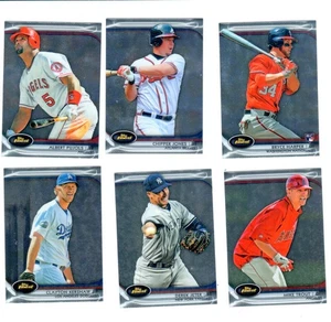 2012 Topps Finest Complete Set #1-100 Bryce Harper RC, Trout, Pujols, Jeter - Bild 1 von 1