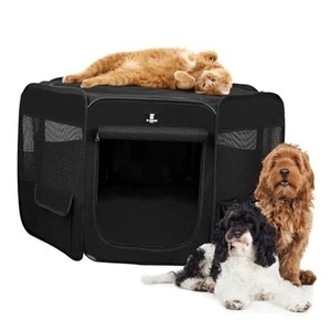 Dog Playpen Portable Pet Play Pens for Puppies, Cat, Rabbit, Chicks, Foldable - Picture 1 of 7