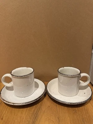 Midwinter Stonehenge Expresso Cup and Saucer X 2 - Image 1 of 3