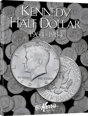 Medio dólar Kennedy (50 centavos) #1: 1964-1984 - Carpeta oficial de monedas Whitman Foto 1 de 4