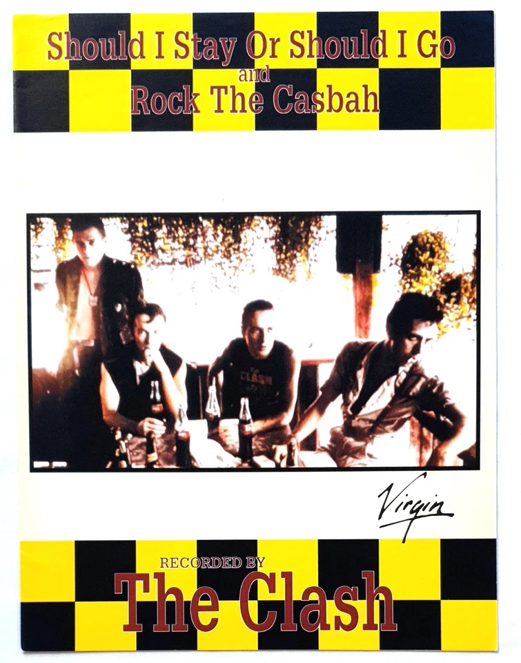 The Clash - Should I Stay Or Should I Go + Rock The Casbah - Double Sheet Music - Image 1 of 1