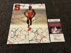 Foto firmada por Donnie Freeman 8x10 Jsa Syracuse naranja - Imagen 1 de 1