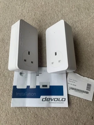 Devolo dLAN 550 Duo+ Powerline Kit 500Mbps, 2x Adaptadores, 2x LAN, Pass-Through - Imagen 1 de 3