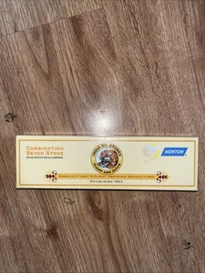 Norton Kombi Bankstein Indien Ölsteine grob/fein 1”x2”x8” - Bild 1 von 8