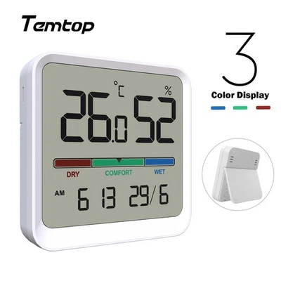 Temtop T1-SE Digitales Hygrometer Innenthermometer und Luftfeuchtigkeitsmessgerät Zuhause - Bild 1 von 4