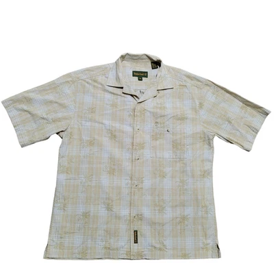 Timberland Button Up Shirt M Men Plaid Daily Camp Retro Lifestyle Outdoor - Image 1 of 4