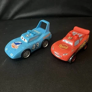 Disney Mega Bloks Cars From Piston Cup 7794 Set McQueen & The King Dinoco - Picture 1 of 2